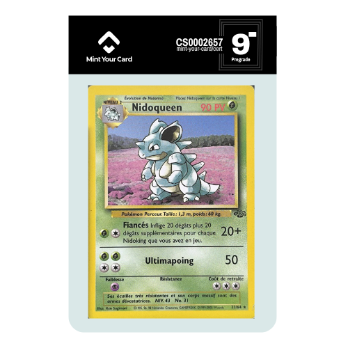 NIDOQUEEN RARE 23/64 - Jungle - Prégrade MYC 9-