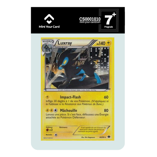 LUXRAY HOLO 46/99 - NB Destinées Futures - Prégrade MYC 7+