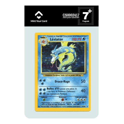 LEVIATOR HOLO 6/102 - Set de Base - Prégrade MYC 7+