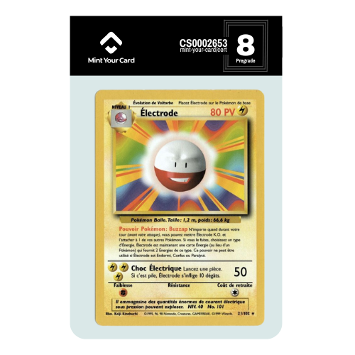 ELECTRODE RARE 21/102 - Set de Base - Prégrade MYC 8