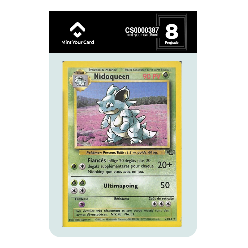 NIDOQUEEN RARE 23/64 - Jungle - Prégrade MYC 8