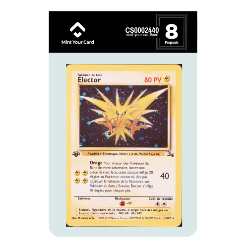 ELECTHOR HOLO EDITION 1 - Fossile - Prégrade MYC 8