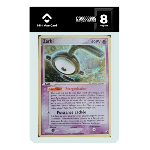 ZARBI HOLO E/28 - Ex Forces Cachées - Prégrade MYC 8