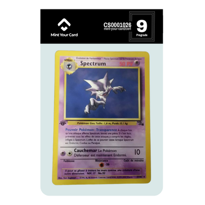 SPECTRUM RARE EDITION 1 21/62 - Fossile - Prégrade MYC 9