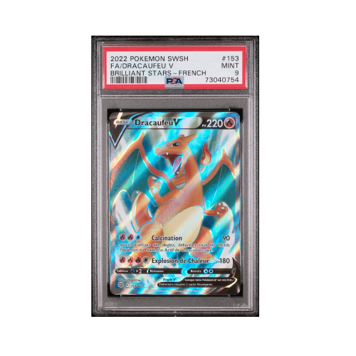 DRACAUFEU V PSA 9 - Stars Etincelantes - 153/172