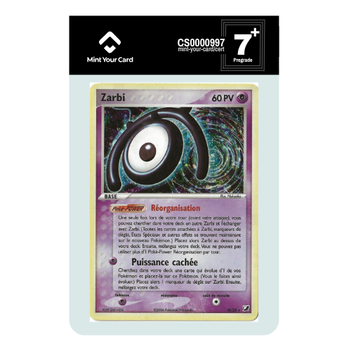 ZARBI HOLO M/28 - Ex Forces Cachées - Prégrade MYC 7+