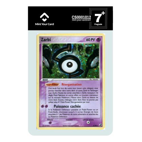 ZARBI HOLO S/28 - Ex Forces Cachées - Prégrade MYC 7+