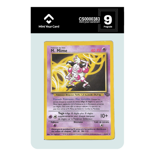 M.MIME RARE 22/64 - Jungle - Prégrade MYC 9