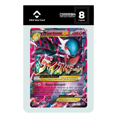 M GARDEVOIR EX 79/114 - XY Offensive Vapeur - Prégrade MYC 8