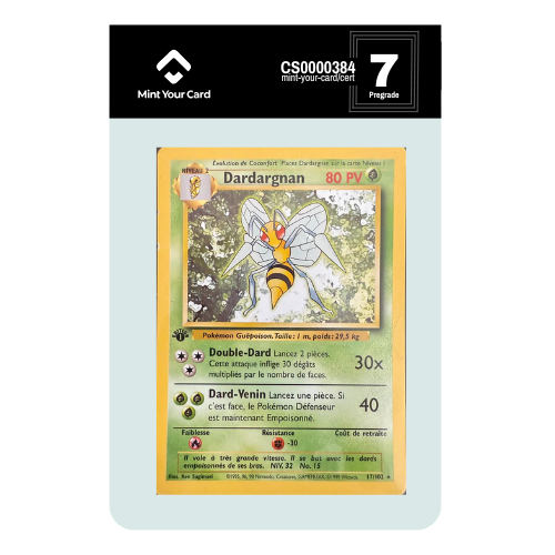 DARDARGNAN RARE EDITION 1 17/102 - Set de Base - Prégrade MYC 7