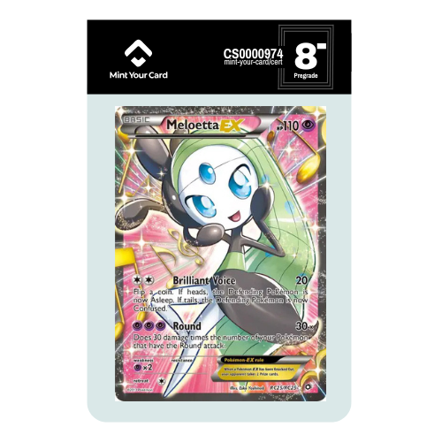 MELOETTA EX RC25/RC25 - NB Legendary treasures - Prégrade MYC 8-