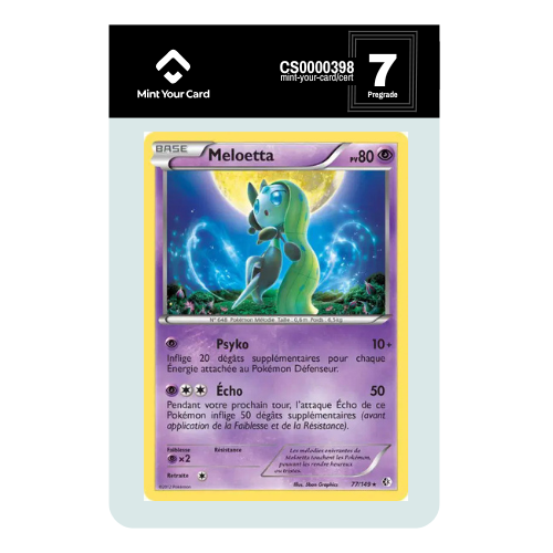 MELOETTA HOLO 77/149 - NB Frontières Franchies - Prégrade MYC 7