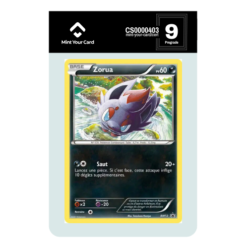 ZORUA PROMO - Promo NB - Prégrade MYC 9