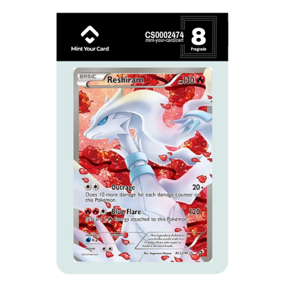 RESHIRAM FA RC22/RC25 - NB Legendary Treasures - Prégrade MYC 8