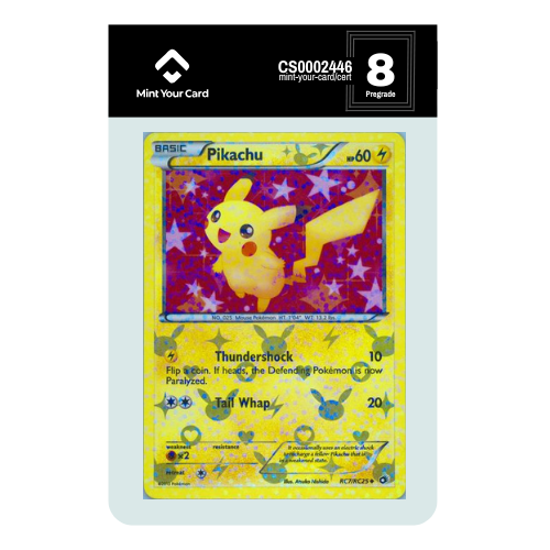 PIKACHU RC7/RC25 - NB Legendary Treasures - Prégrade MYC 8