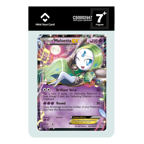 MELOETTA EX RC11/RC25 - NB Legendary Treasures - Prégrade MYC 7+