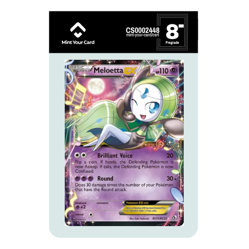 MELOETTA EX RC11/RC25 - NB Legendary Treasures - Prégrade MYC 8-