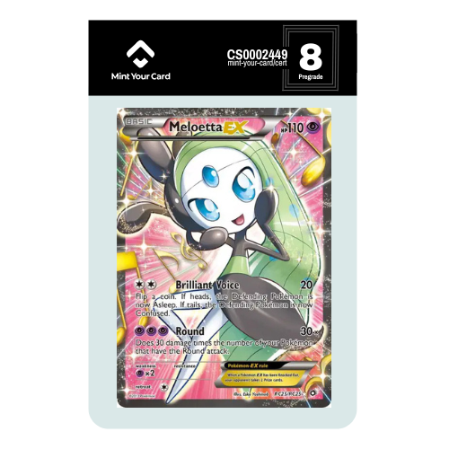 MELOETTA EX RC25/RC25 - NB Legendary Treasures - Prégrade MYC 8