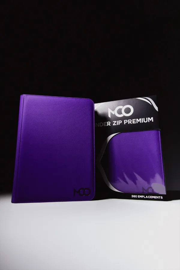 Binder Zip 3×3 coloris Violet